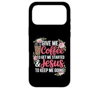 Coffee and Jesus Women's Misses Unisex Funny Teacher Case for iPhone 17 Pro Max