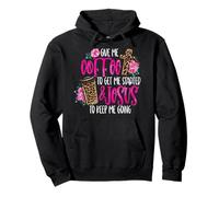 Coffee and Jesus Women's Misses Unisex Plus Size Teacher Pullover Hoodie