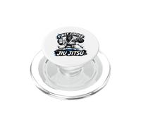 Coffee and Jiu Jitsu - Funny Coffee Jiu Jitsu gorilla PopSockets PopGrip for MagSafe