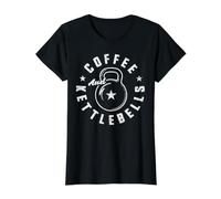 Coffee and Kettlebells Value Graphic T-Shirt, Women, Black, XS