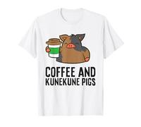 Coffee and Kunekune Pigs T-Shirt