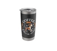 Coffee and Magyar Agár Stainless Steel Insulated Tumbler