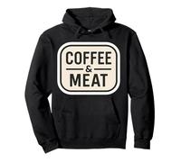 Coffee And Meat Carnivore Paleo Keto Diet Ketogenic Low Carb Pullover Hoodie