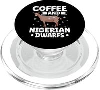 Coffee and Nigerian Dwarf goat PopSockets PopGrip for MagSafe