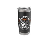 Coffee and Northern Inuit Dog Stainless Steel Insulated Tumbler