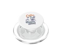 Coffee And Russian Blues Cat Lover Owner Gift PopSockets PopGrip for MagSafe