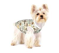 Coffee And Sweets Sugar Chocolate Cotton Pet T-Shirt Sleeveless Stretchy Puppy Tshirts Pet Vest Soft For Small Pets
