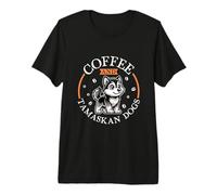 Coffee and Tamaskan Dog Premium T-Shirt