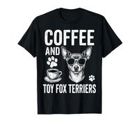 Coffee and Toy Fox Terriers Funny Toy Fox Terrier T-Shirt