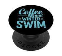 Coffee and Winter Swim PopSockets Adhesive PopGrip
