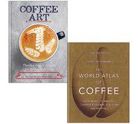 Coffee Art By Dhan Tamang & The World Atlas of Coffee By James Hoffmann 2 Books Collection Set