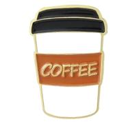 Coffee Astronaut Dog Cat Cartoon Pin Badge, Klein, Non-precious metal
