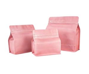 Coffee Bags with Valve, 50pcs Coffee Packaging Bags With Air-Vent 28silk Thickened Aluminum Foil Pouch For Nuts Tea Beans Food Sealed Storage Bag(White,500g)