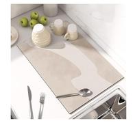 Coffee Bar Mat for Countertop, Coffee Bar Mat Absorbent Quick Drying for Countertops Multiple Sizes(F Style,50*60cm)