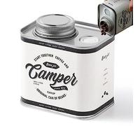 Coffee Bean Airtight Cans Outdoor Camping Tin Box Food-grade Packaging Storage Fresh Breathing Iron Cans