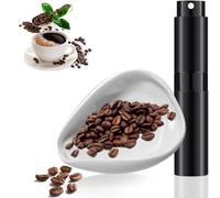 Coffee Bean Dosing Cup and Spray Bottle Set, Coffee Bar Espresso Accessories, Ceramic Dosing Vessel/Single Dose Measuring Tray Kit, Ceramic Single Dosing Tray for Coffee or Tea, Coffee Lover Gifts