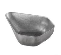 Coffee Bean Dosing Cup in Sturdy Stainless Steel for Easy and Accurate Pouring of Coffee, Tea, and Nuts (Silver)