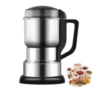Coffee Bean Grinder 450G, Stainless Steel Spice Grinder, Commercial Household Small Grinding Machine for Coffee, Grinding Spices, Bean, Grains, Roots, Flour