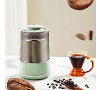 Coffee Bean Grinder Kitchen Grinder with Spoon&Cleaning Brush,Low Noise Electric Fast Grinding for Coffee Beans Nuts Herbs&Spices,Stainless Steel Blades,for Herbs Spices Grains Coffee Bean