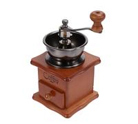 Coffee Bean Grinder Wooden Manual Coffee Grinder Hand Stainless Steel Retro Coffee Spice Mini Burr Mill with Ceramic