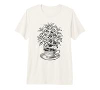 Coffee Bean Plant Barista Espresso Cool Premium T-Shirt