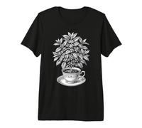 Coffee Bean Plant Barista Espresso Cool Premium T-Shirt