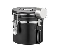 Coffee Bean Storage Jar, Hygienic And Functional Design, 1200ml, Coffee Bean Storage Container, C Offee Canister With Measuring Spoon, Effortless Portion Control, Pantry, House Kitchen, Café