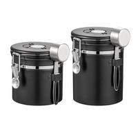 Coffee Bean Storage Jar, Hygienic And Functional Design, 1200ml, Coffee Bean Storage Container, C Offee Canister With Measuring Spoon, Effortless Portion Control, Pantry, House Kitchen, Café