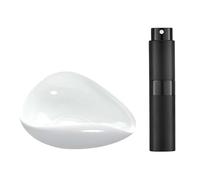 Coffee Bean Weighing Bowl Coffee Bean Dosing Bowl Container Porcelain Cafe Household Portable White Coffee Bean Weighing Tray, With Watering Can