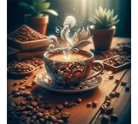 Coffee Beans 500 Piece Jigsaw Puzzles for Adults and Kids, Impossible Puzzle, Jigsaws 500 pieces for adults Gifts, Difficult jigsaw puzzles for The Whole Family