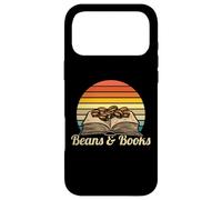 Coffee Beans & Books Retro Bookworm Librarian Case for iPhone 17 Pro Max