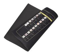 Coffee Beans Classification Mat Black Pad with Flexible Glue for Espresso Bean Sorting and Simple Identification for Home and Professional Use