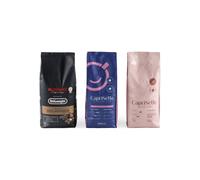 Coffee beans set Caprisette Dolce Vita x Caprisette Classico Delicato x DeLonghi Kimbo 100% Arabica, 2.9 kg