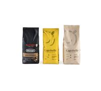 Coffee beans set Caprisette Fragrante x Caprisette Crema x DeLonghi Kimbo 100% Arabica, 3 kg