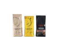 Coffee beans set Caprisette Fragrante x Caprisette Crema x DeLonghi Kimbo Prestige, 3 kg