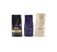 Coffee beans set Caprisette Royale x Caprisette Crema x DeLonghi Kimbo Gourmet, 3 kg