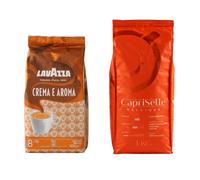 Coffee beans set Lavazza Crema e Aroma + Caprisette Belgique, 2 kg