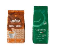Coffee beans set Lavazza Crema e Aroma + Caprisette Italiano, 2 kg