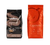 Coffee beans set Lavazza Espresso Italiano Classico + Caprisette Belgique, 2 kg