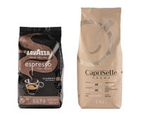 Coffee beans set Lavazza Espresso Italiano Classico + Caprisette Crema, 2 kg