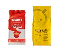 Coffee beans set Lavazza Qualita Rossa + Caprisette Fragrante, 2 kg