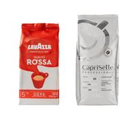 Coffee beans set Lavazza Qualita Rossa + Caprisette Professional, 2 kg