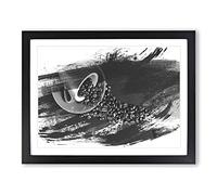 Coffee Beans V1 Modern Framed Print | A3 Black Framed Wall Art | Ready to Hang | Modern Food Picture | Living Room Bedroom Lounge Office