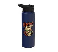 Coffee Because Monday Happens Every W offee Lover Monday Stainless Steel Insulated Water Bottle