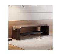 Coffee Bed End Stool - Dual Purpose Shoe-Changing Bench & Storage Cabinet for Bedroom & Living Room - Simple Medium-Sized Entryway Seating Solution