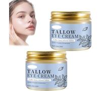 Coffee Beef Tallow Eye Cream Dark Circles,Anti Aging Firming Hydrating Eye Cream,Grass Fed Beef Tallow Care Moisturizer,Wrinkle Repair,for All Skin Types