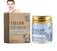 Coffee Beef Tallow Eye Cream for Dark Circles, Organic Grass Fed Beef Tallow Eye Care, Rapid Wrinkle Repair, Fragrance Free, For Women Men