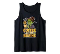 Coffee Before Brains Zombie Tank Top