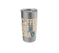 Coffee Before Chaos EMS Paramedic Shift Life Stainless Steel Insulated Tumbler