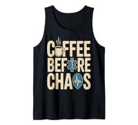 Coffee Before Chaos EMS Paramedic Shift Life Tank Top